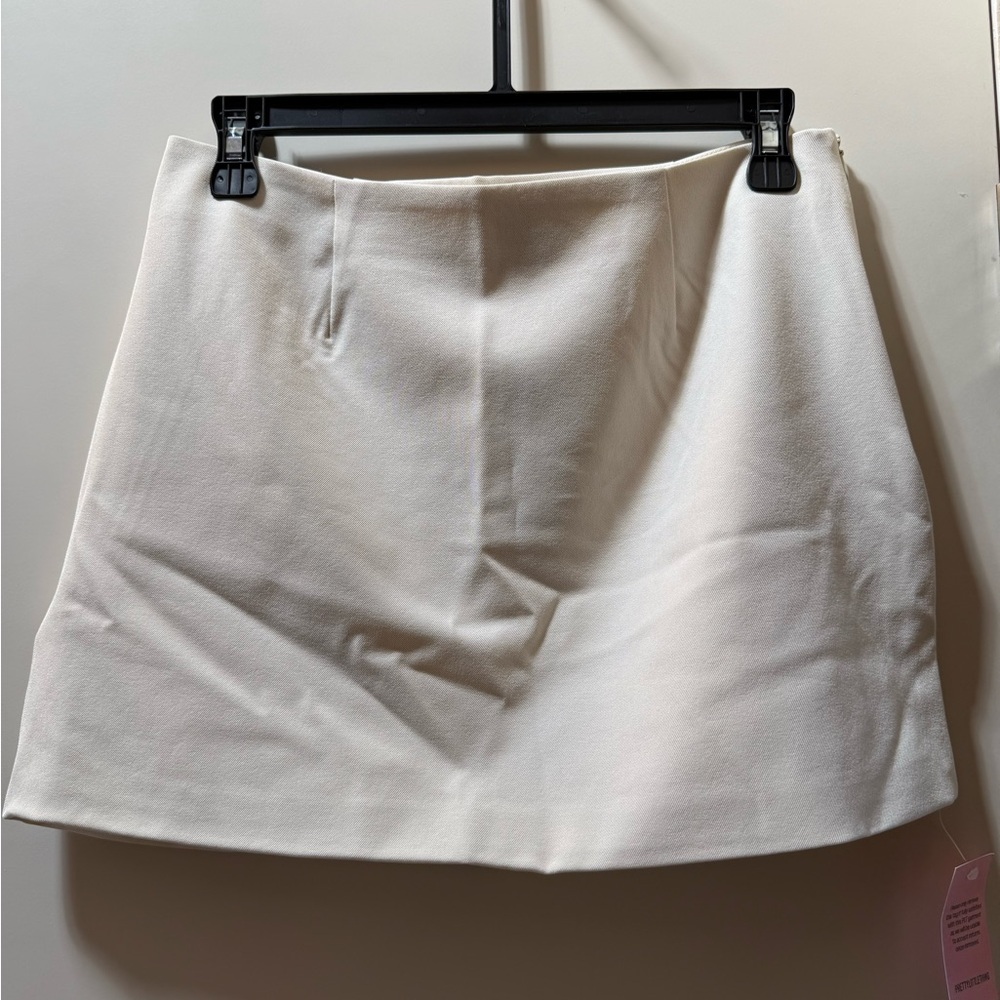Pretty Little Thing Cream Skirt